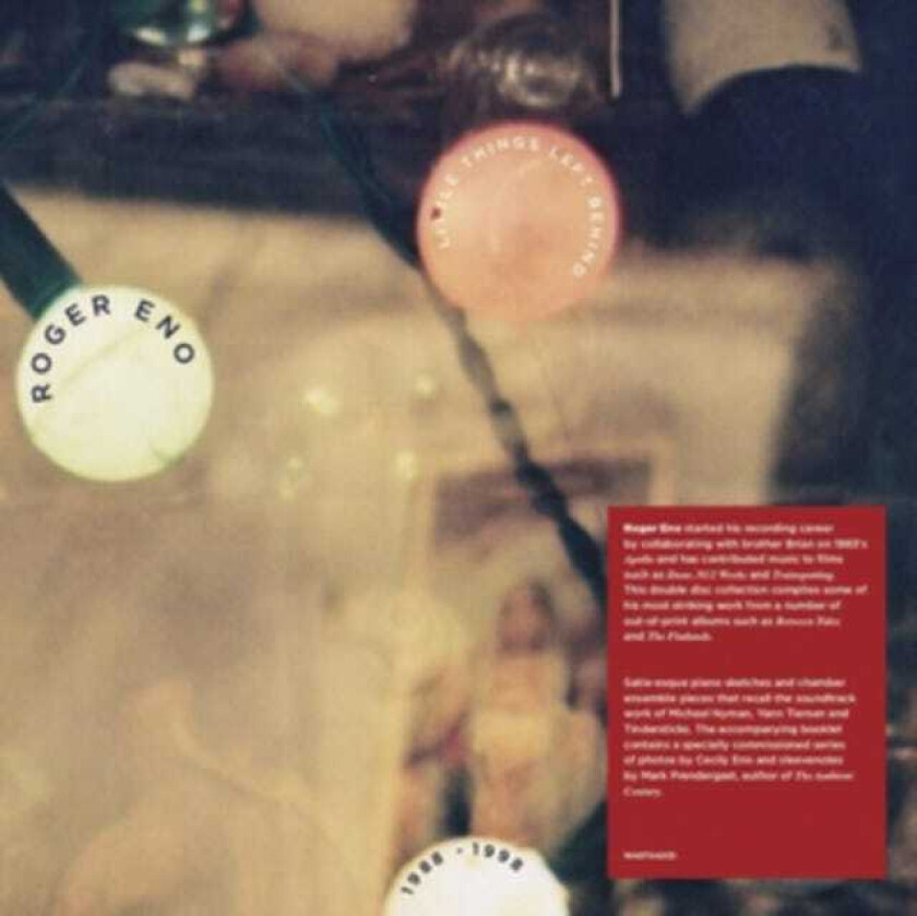 Roger Eno Little Things Left Behind 19881998 CD