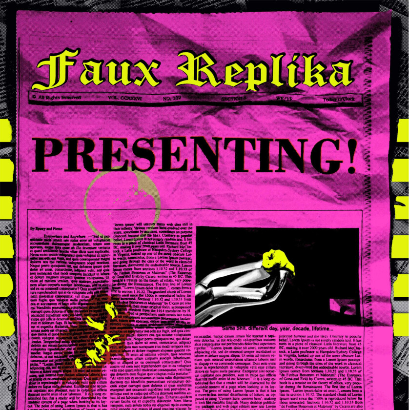 Faux Replika Presenting! LP/Vinyl