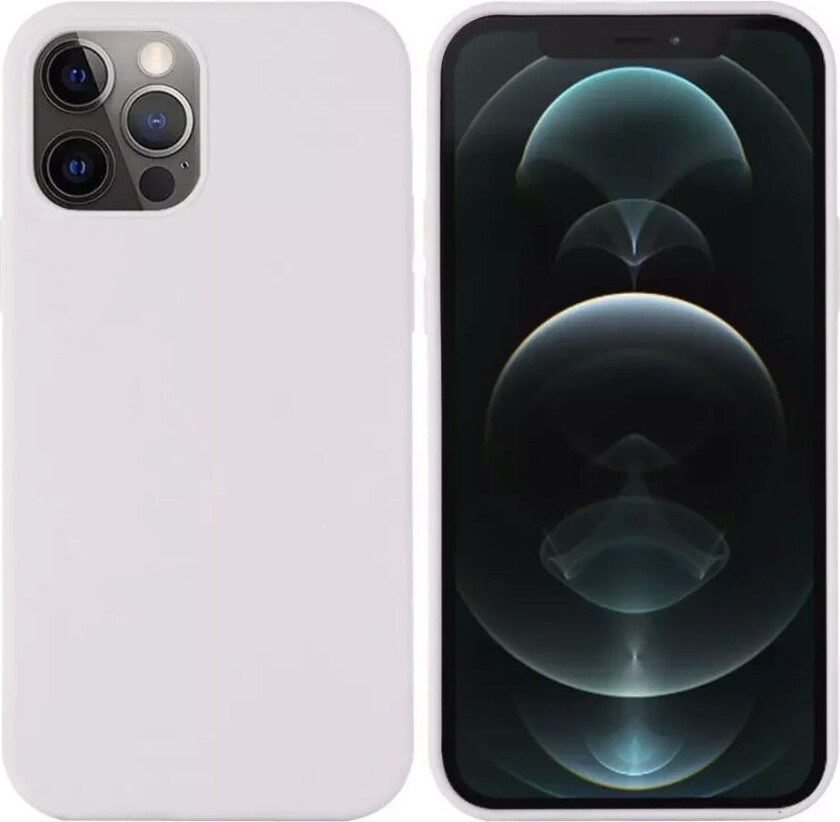 iPhone 12 / 12 Pro Silikondeksel Hvit MagSafe