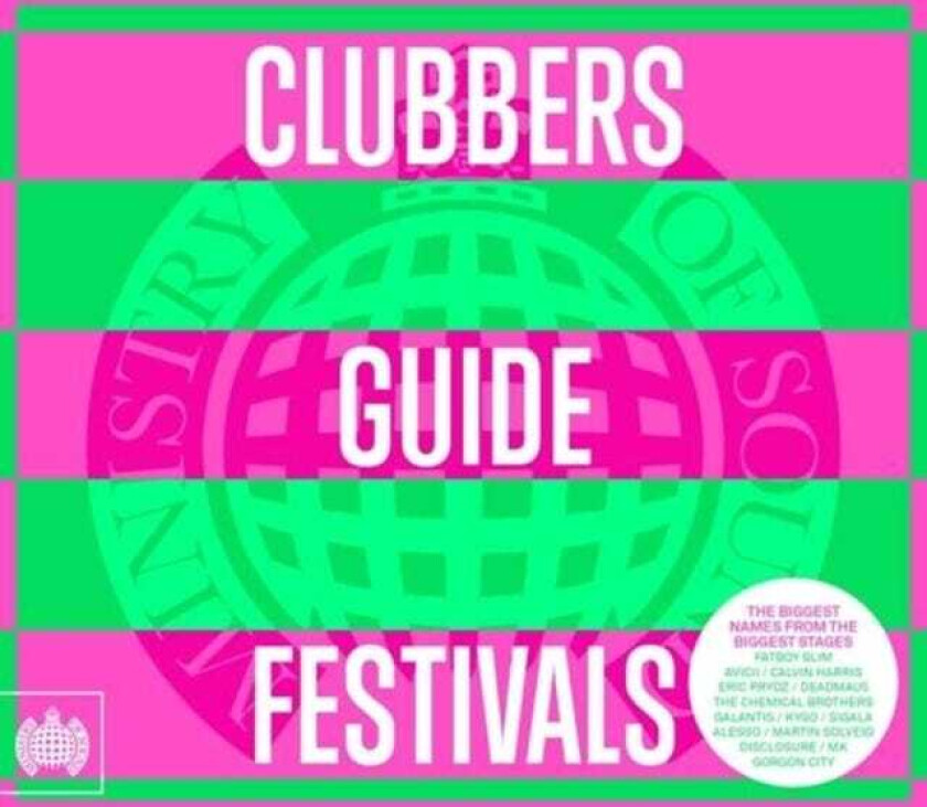 Diverse Artister, Diverse Electronica  Ministry Of Sound  Clubbers Guide To Festivals  CD