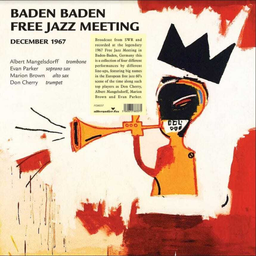 Don Cherry  Baden Baden Free Jazz Meeting, Dec. '67  LP/Vinyl