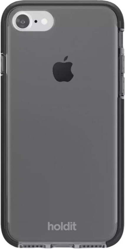 Holdit iPhone SE (2022 / 2020) / 8 / 7 Seethru Bakdeksel - Svart