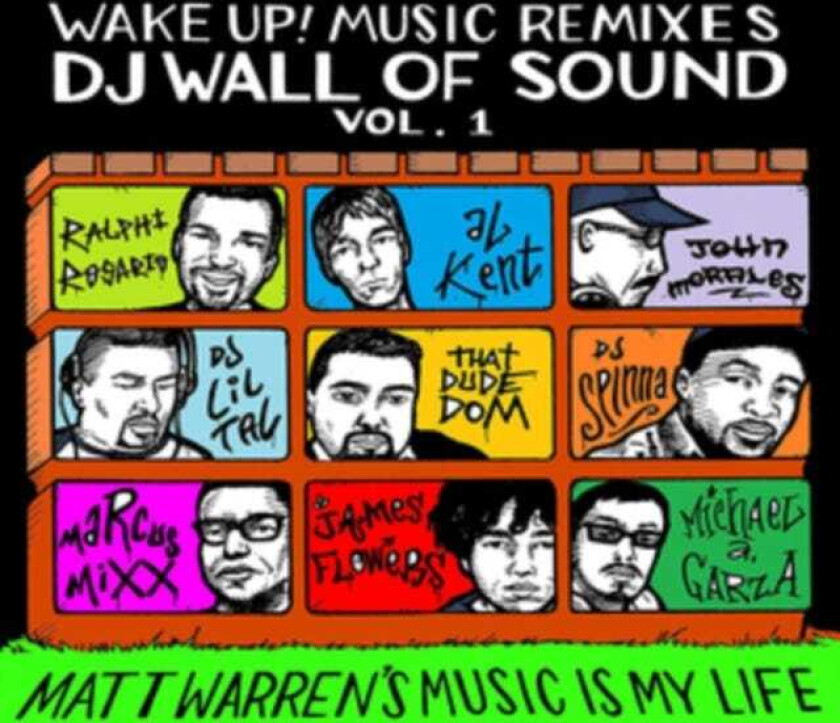 Matt Warren  Wake Up! Music Remixes DJ Wall Of Sound  CD