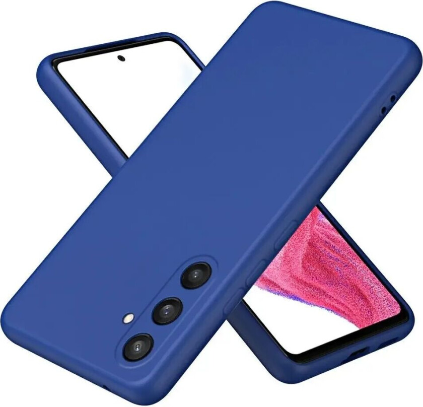 Samsung Galaxy S24 Mat Fleksibel Deksel - Blå
