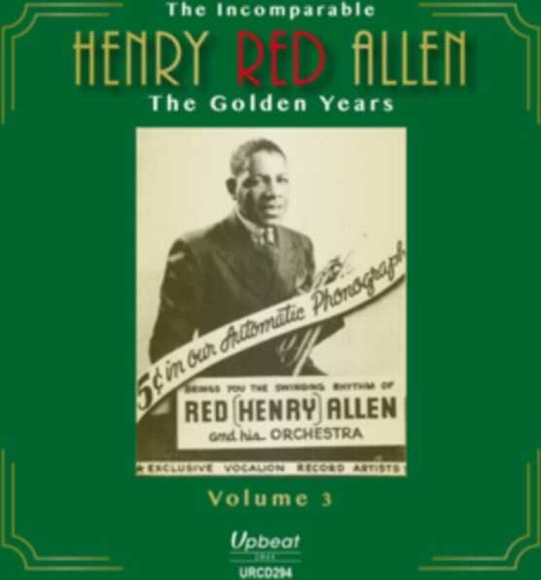 Henry Red Allen  The Incomparable Henry Red Allen  CD