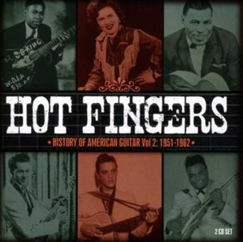 Diverse Artister, Diverse Blues Hot Fingers History Of American Guitar Vol.2: 19511962 CD