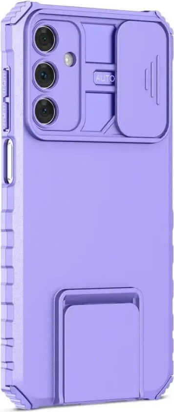 Samsung Galaxy A15 (5G) / A15 Deksel med Kickstand Og Cam Slider - Lilla