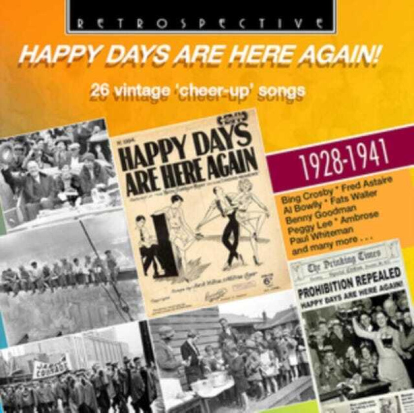 Diverse Artister  Happy Days Are Here Again  CD