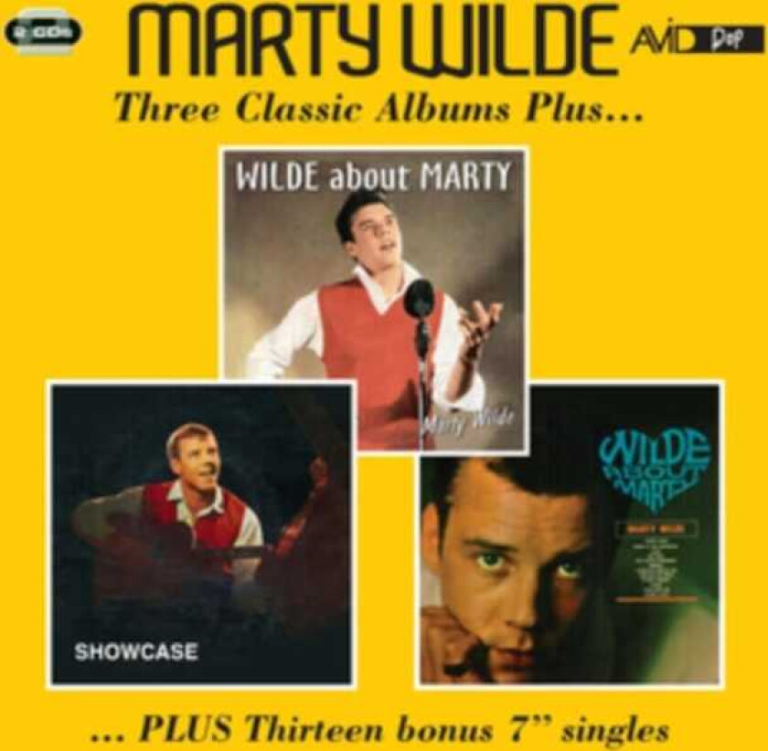 Marty Wilde  Three Classic Albums Plus...  CD