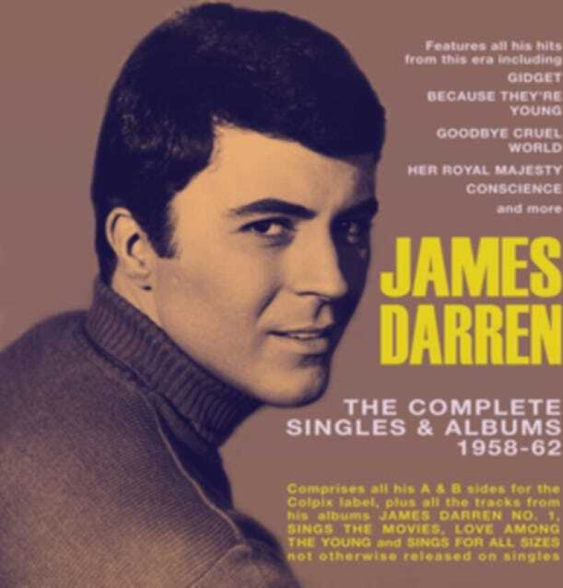 James Darren The Complete Singles & Albums 195862 CD