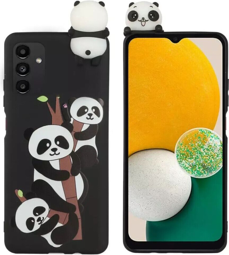 Samsung Galaxy A34 (5G) Fleksibelt Plastdeksel 3D - 3 Pandaer