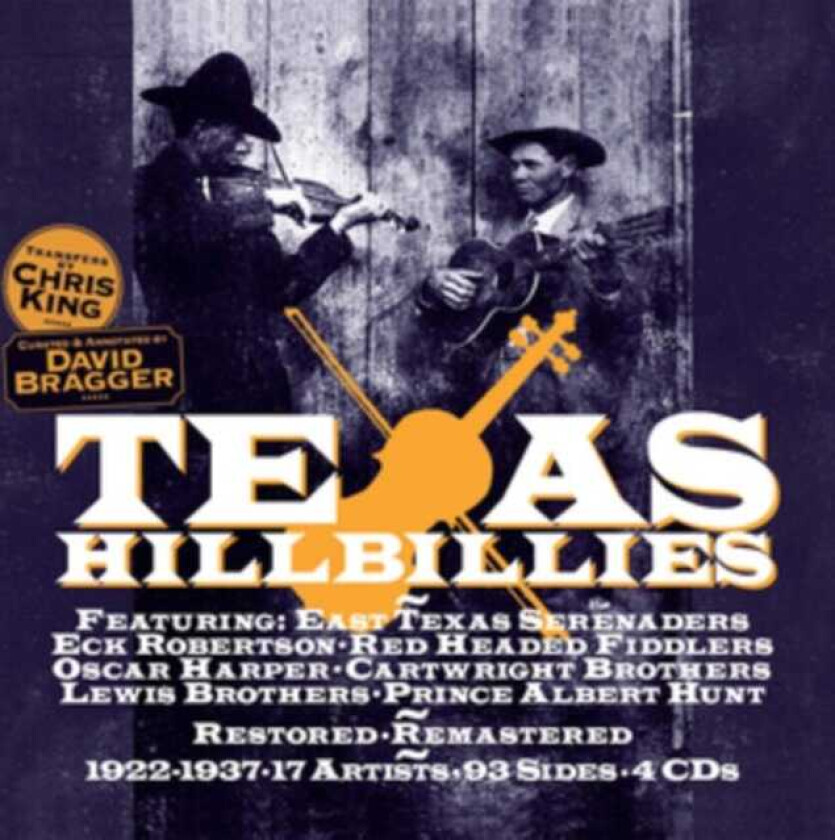 Diverse Artister, Diverse Country  Texas Hillbillies  CD