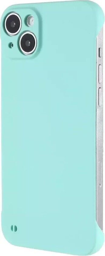iPhone 14 Hard Plast Deksel Uten Sider - Cyan