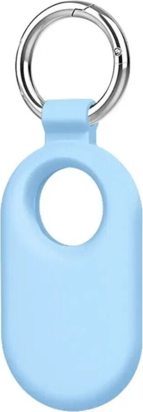 SmartTag 2 Samsung Galaxy Silikondeksel m. Nøkkelring - Lyse Blå