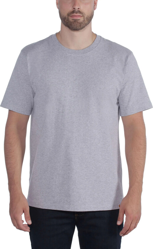 Men's Relaxed Fit Heavyweight Short Sleeve T-Shirt Heather Grey S