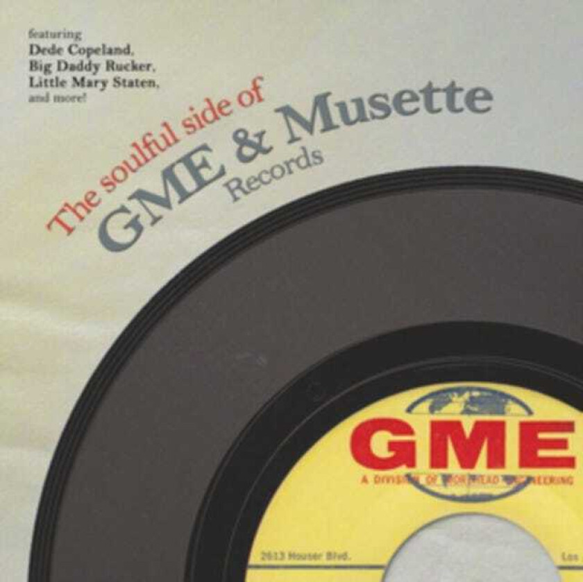 Diverse Artister, Diverse R&B  The Soulful Side Of GME & Musette Records  LP/Vinyl