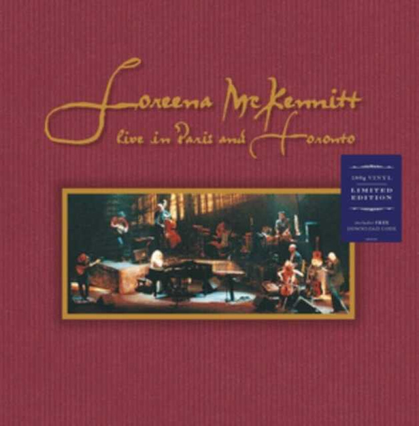 Loreena McKennitt Live In Paris And Toronto LP/Vinyl