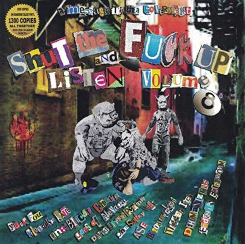 Diverse Artister, Diverse Punk Shut The Fuck Up And Listen Volume 8 LP/Vinyl