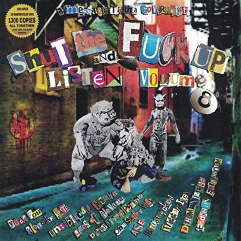 Diverse Artister, Diverse Punk  Shut The Fuck Up And Listen  Volume 8  LP/Vinyl