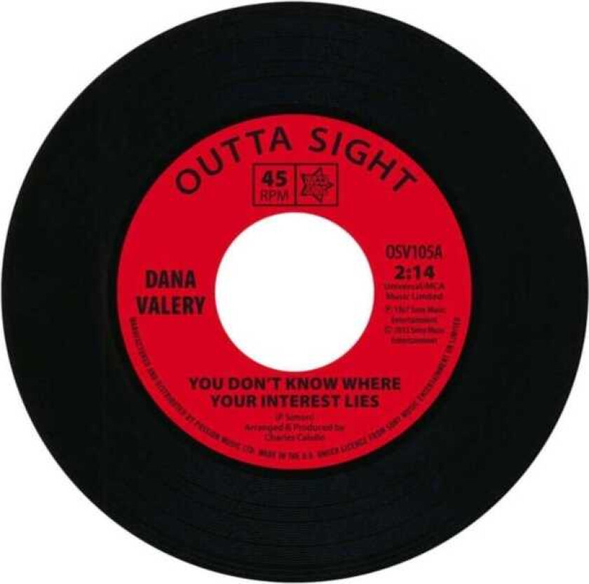 Dana Valery You Don't Know Where Your Interest Lies LP/Vinyl