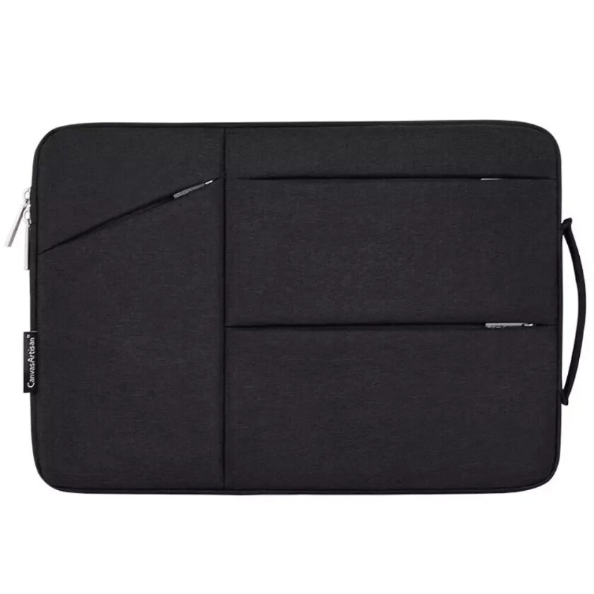 CanvasArtisan Sleeve For Laptop / Macbook 15" - (39 x 28 x 2 cm) - Svart