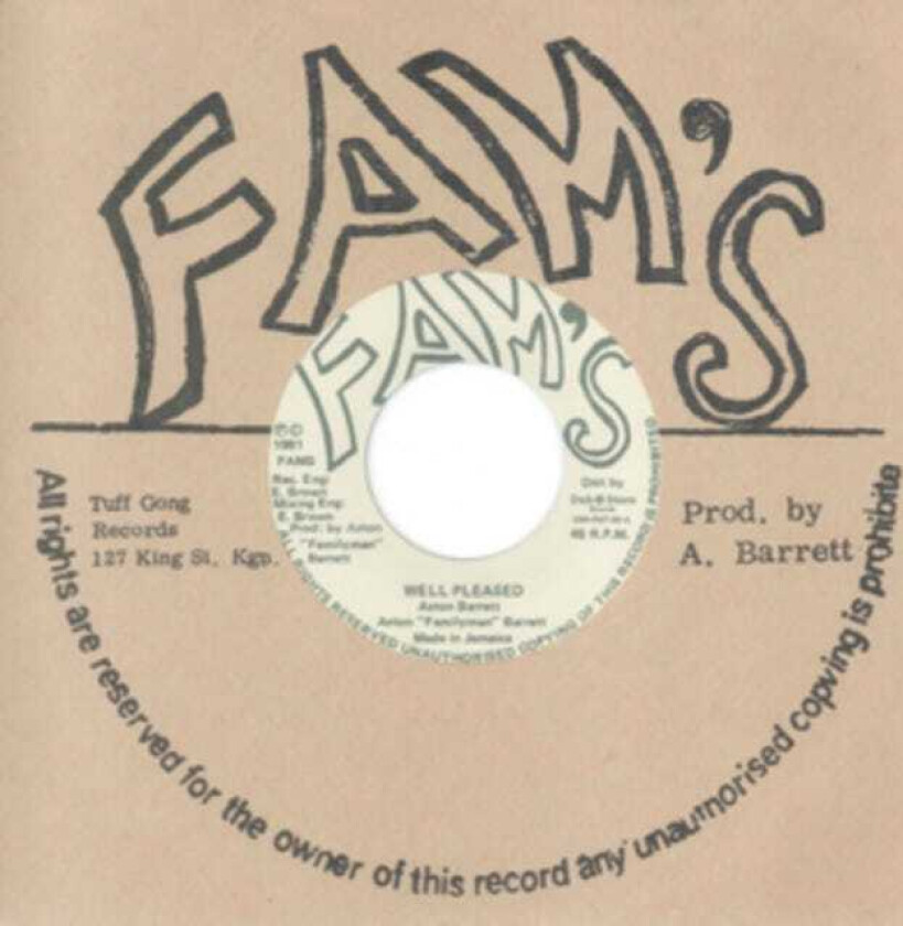 Aston "Familyman" Barrett Well Pleased LP/Vinyl