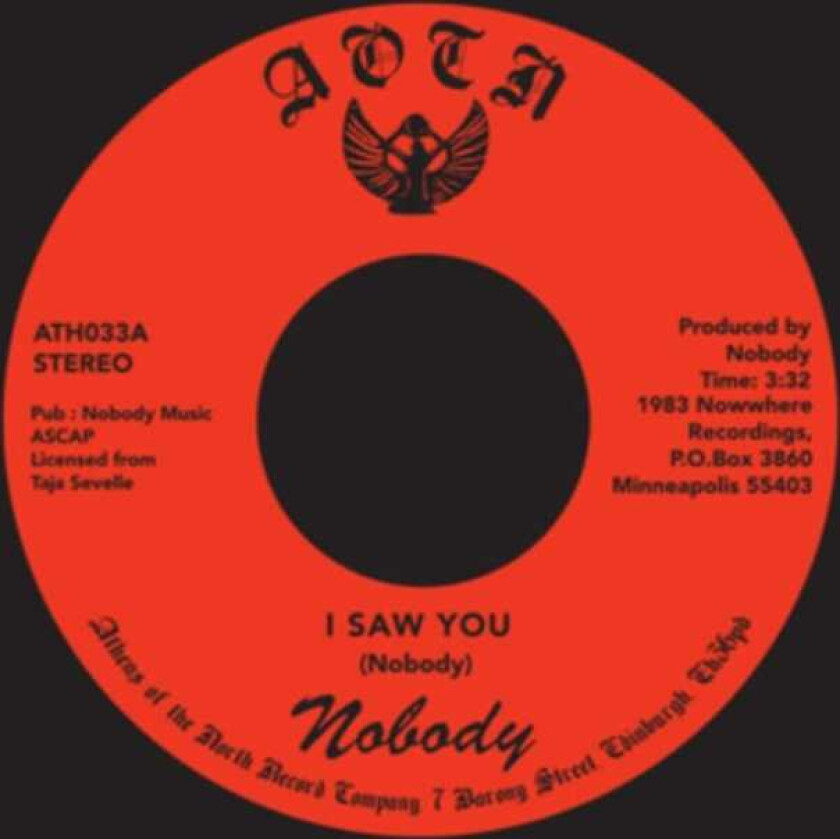 Nobody I Saw You LP/Vinyl