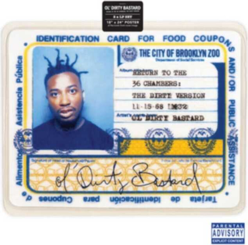 Ol' Dirty Bastard Return To The 36 Chambers LP/Vinyl