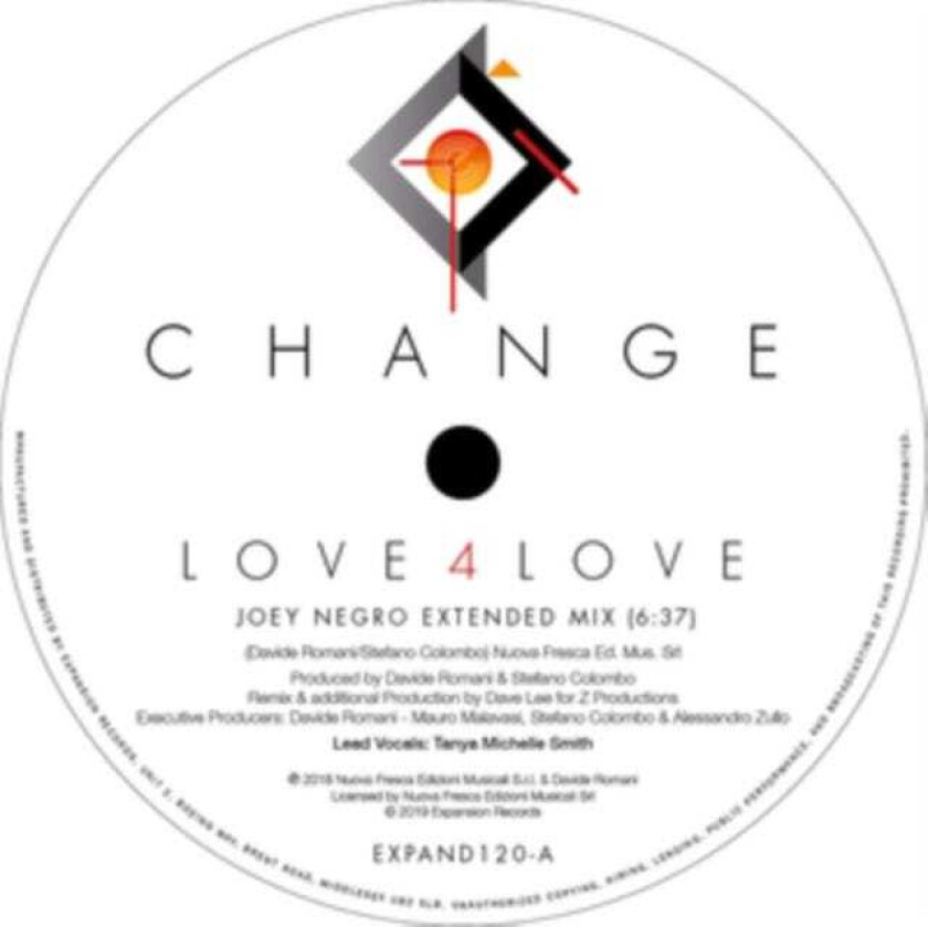 Change Love 4 Love/Make Me (Go Crazy) LP/Vinyl