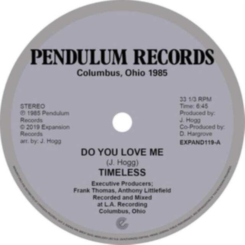 Timeless Legend Do You Love Me/You're The One LP/Vinyl