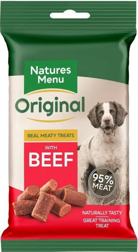 NaturesMenu Dog Real Meaty Treats Beef 60 g