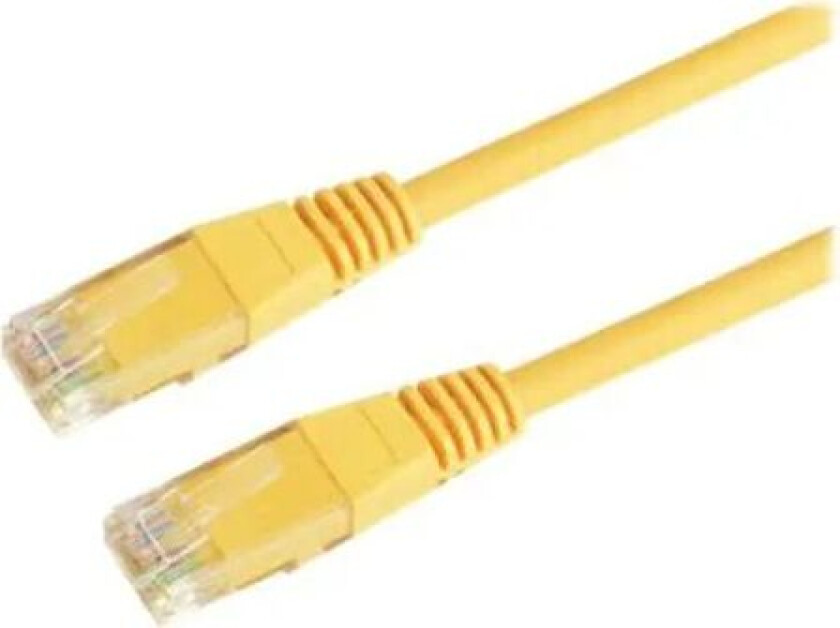 Nettverkskabel Lszh Rj-45 Rj-45 Cat 6 10m Gul