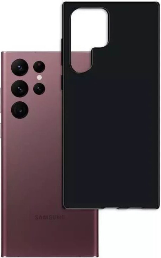 3MK Samsung Galaxy S23 Ultra 3mk TPU Bakdeksel - Svart