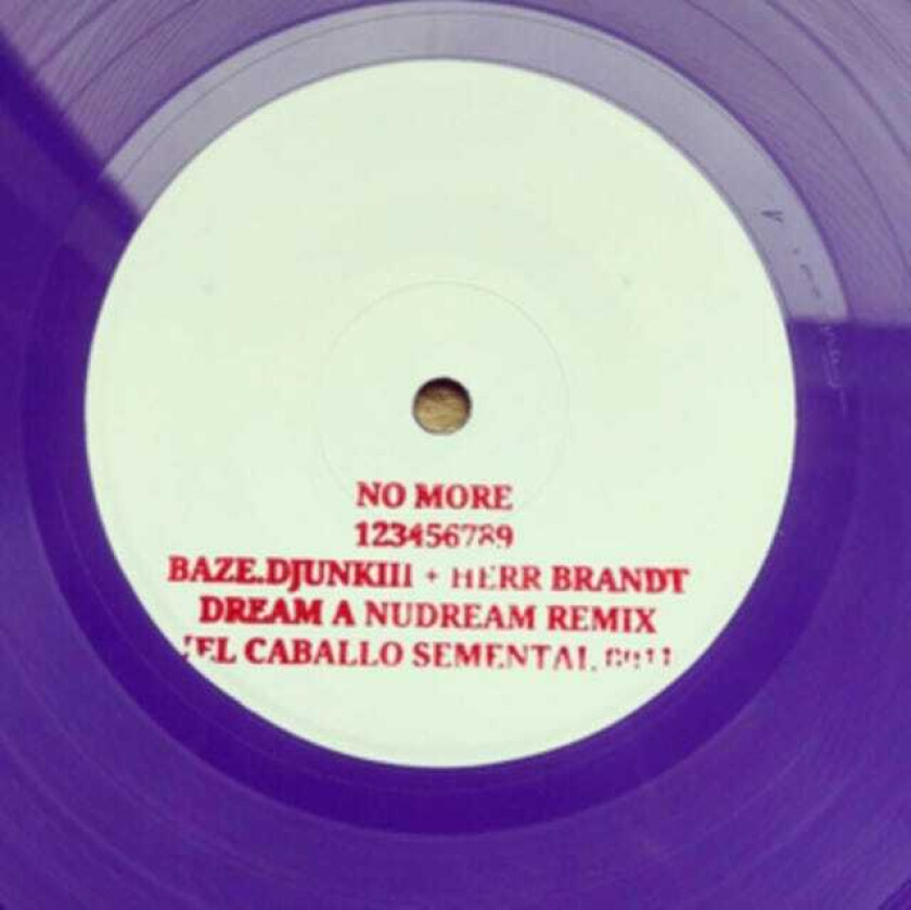 No More  123456789 (Baze.Djunkiii + Herr Brandt Dream A Nudream Remix)  LP/Vinyl