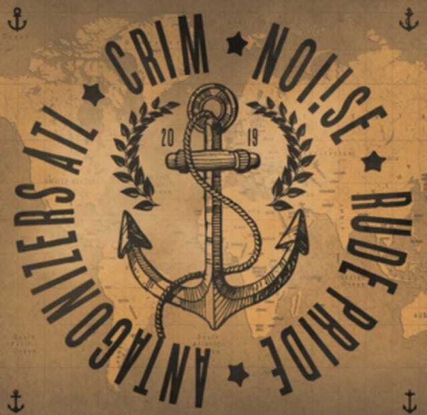 Antagonizers ATL, Crim, Noi!Se, Rude Pride Split LP/Vinyl