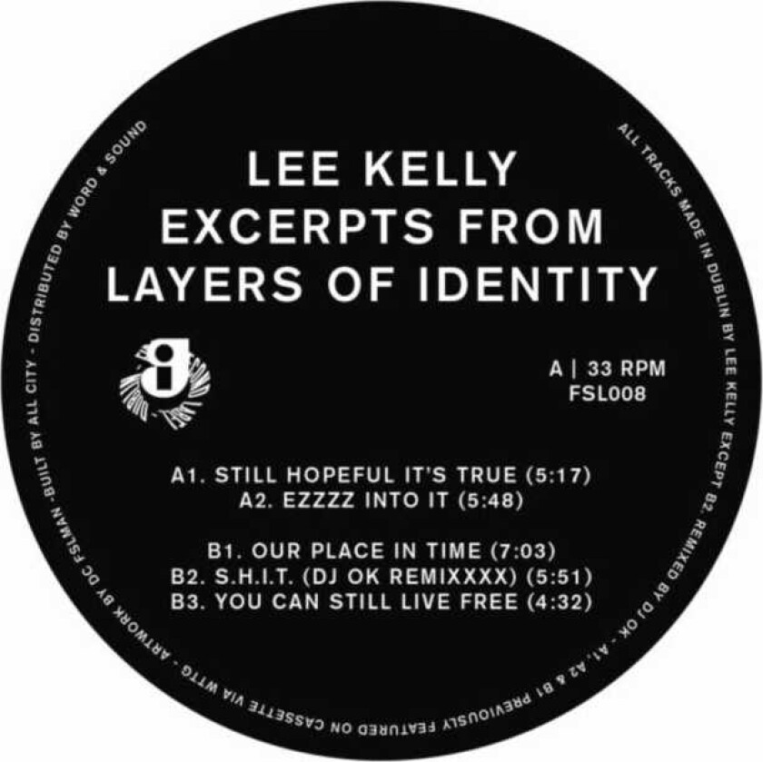 Lee Kelly Excerpts From Layers Of Identity LP/Vinyl