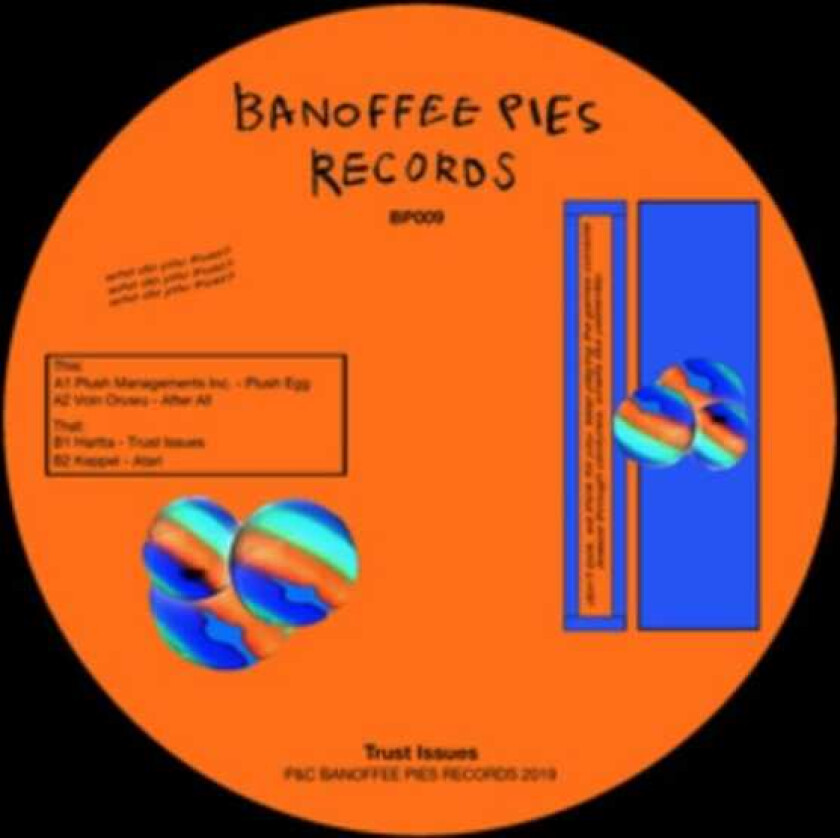 Diverse Artister, Diverse Electronica Trust Issues LP/Vinyl