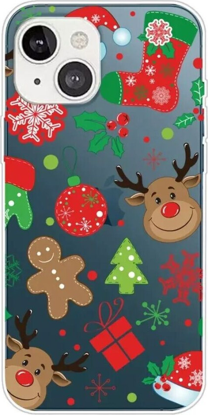 iPhone 14 Plus TPU Plast Jul Deksel - Julpynt