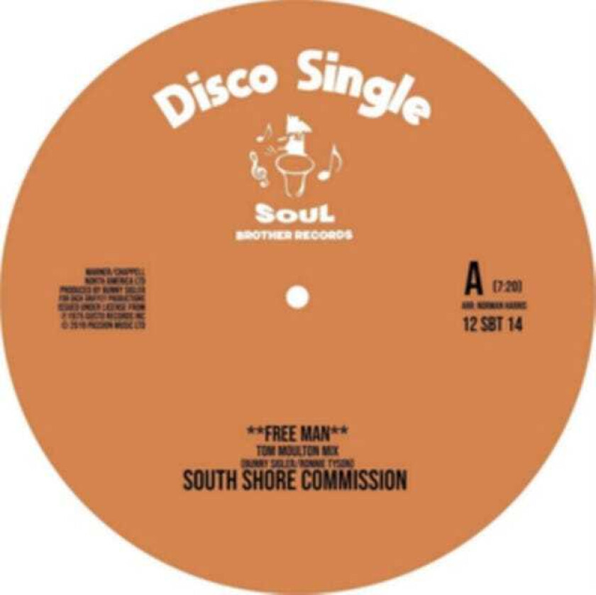 South Shore Commission, Ultra High Frequency Free Man/We're On The Right Track LP/Vinyl