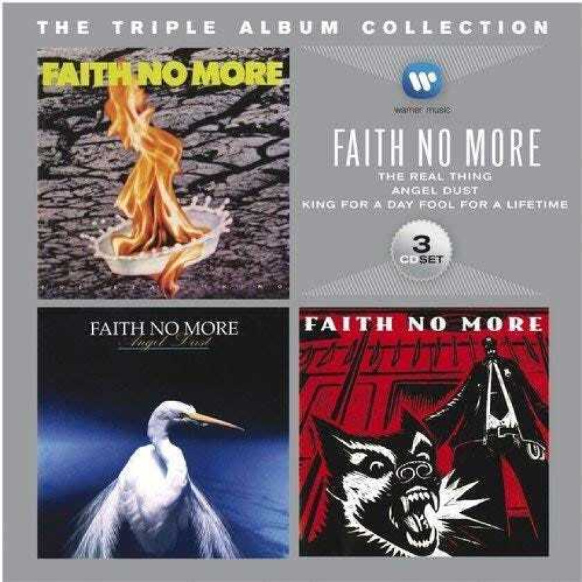 Faith No More  The Triple Album Collection: Angel Dust, Fatih No More & The Real Thing  CD