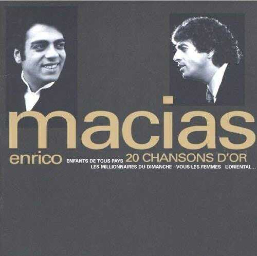 Enrico Macias  20 Chansons D'or  CD