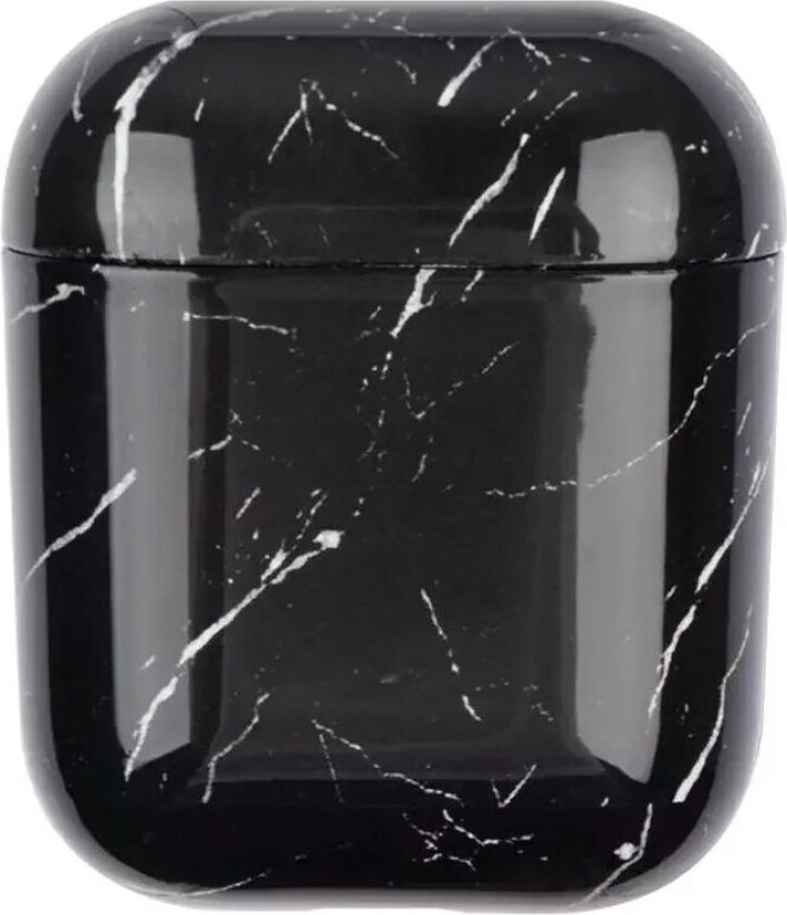 Marble Deksel for Apple AirPods (1 & 2. gen.) Charging Case - Svart