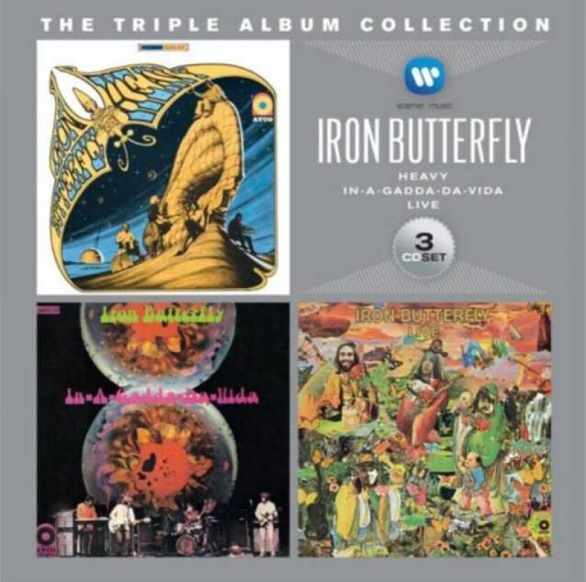 Iron Butterfly The Triple Album Collection: In A Gadda Da Vida, Live & Heavy CD