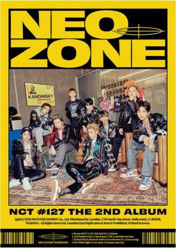 NCT 127  The 2nd Album 'nct #127 Neo Zone' [N Ver.]  CD