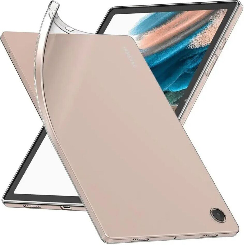 Samsung Galaxy Tab A9+ (Plus) Fleksibelt TPU Plast Deksel - Gjennomsiktig