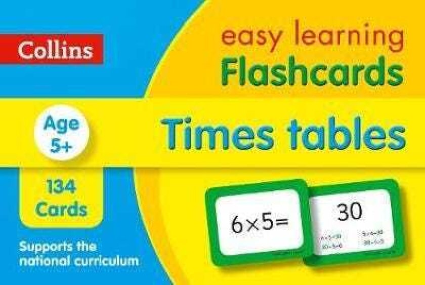 Times Tables Flashcards Ideal for Home Learning