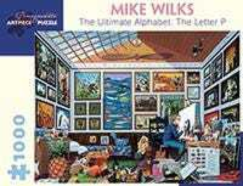 Mike Wilks the Ultimate Alphabet the Letter P 1000Piece Jigsaw Puzzle