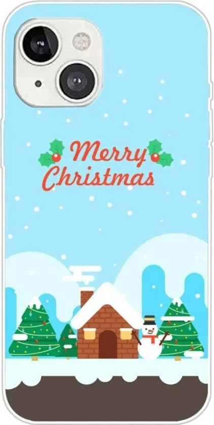 iPhone 15 Fleksibelt Plast Jul Deksel - Merry Christmas - Julemoro