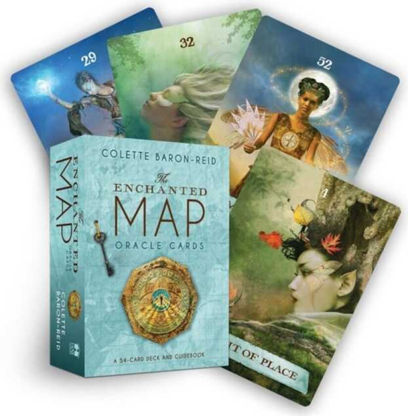 The Enchanted Map Oracle Cards A 54Card Oracle Deck for Love, Purpose, Healing, Magic, and Happin