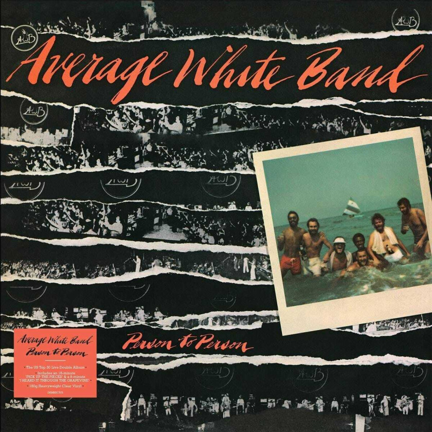 Average White Band Person To Person LP/Vinyl